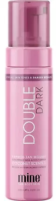 MINE TAN BODY SKIN Double Dark Fake / Self Tan Mousse 1 Hour Formulation • £15.99