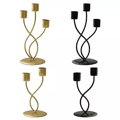 Metal Candle Holder Retro Candle Stick Holder For Dining Festival Fireplace • $18.11