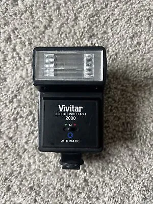 Vivitar 2000 Electronic Flash Tested & Works! • $26.99