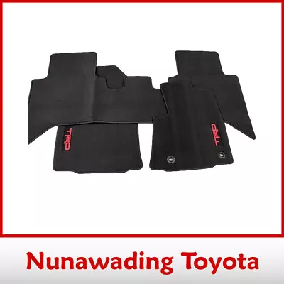 Genuine Toyota Hilux TRD Manual Carpet Floor Mats Front & Rear 08/17 - 05/20 • $154.80