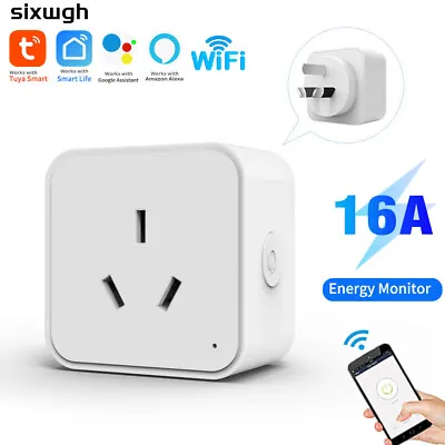 Smart AU Plug Outlet Switch For Alexa Google WiFi / Zigbee Socket Voice Control • $21.84