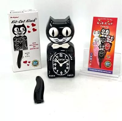 The Classic Black Kit-Cat Klock In Box • $9.99