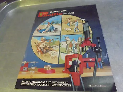 Vintage 1982 Pacific Reloading Catalog • $9.95