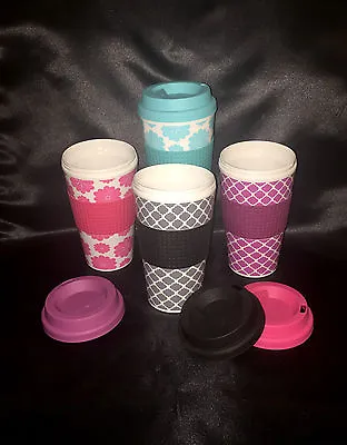 16 Oz. Insulated Travel Tumbler Mug Coffee Tea Double Wall - Different Colors • $9