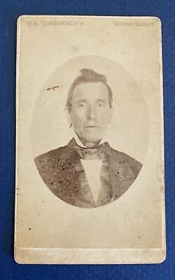 CDV Photograph Richmond VA Identified G.W. McNeely • $5.99