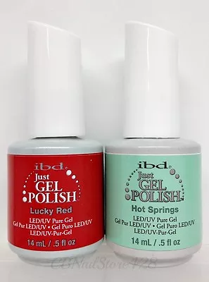 IBD Just Gel Polish-Set Of Any 2 Bottles .5oz- Choose From Base/Top/Colors • $18.49