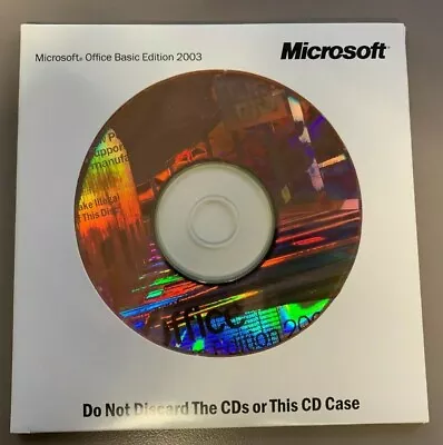 Microsoft Office Basic Edition 2003 With Product Key (Dell OEM) • $9.09