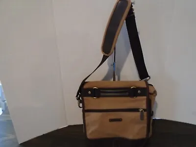 Eddie Bauer Tan And Brown Carry On Travel Airline Bag • $40