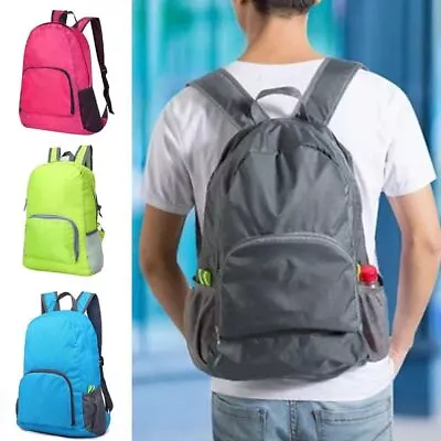 Foldable Backpack Camping Hiking Ultralight Folding Travel Daypack Bag  • $14.59