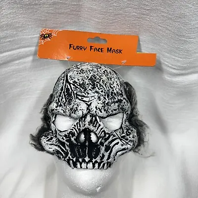 Halloween Mask Costume Furry Face Skeleton Creepy Party Props Scary • $10.74