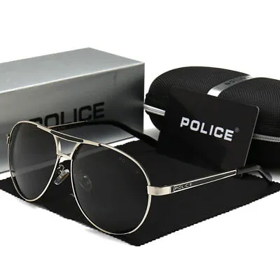 £9.55 • Buy 2022 Men's HD Polarized PL Sunglasses With Box Classic Driving Police Glasses UK