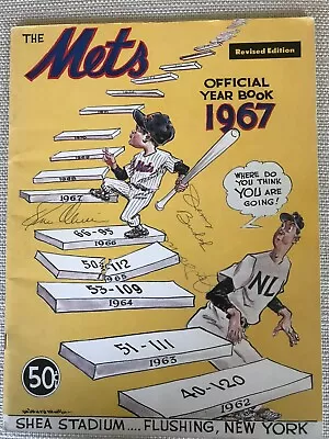 1967 Official Yearbook New York Mets Revised Edition • $49.95