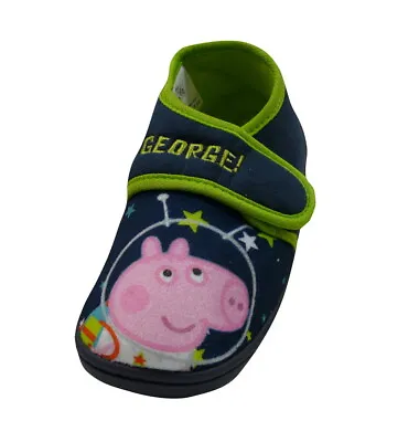 George Pig Boys 'Pacos' Blue Slipper - UK Infant Child Size 9 &10  • £9.99