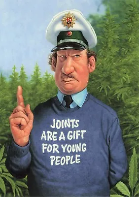 Joints Are A Gift For Young People Comic Continental Chrome Postcard Unposted • $3.96