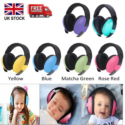 Kids Infant Ear Defenders Children Hearing Protectors Noise Cancelling Ear Muffs • £8.59