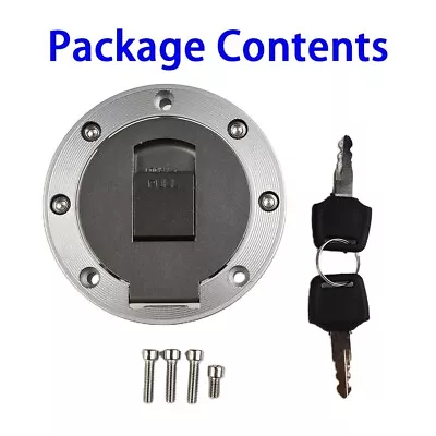 Modified Universal-Motorbike Motorcycle/Fuel Gas Tank Cap Cover Lock + 2 Keys • $24.45