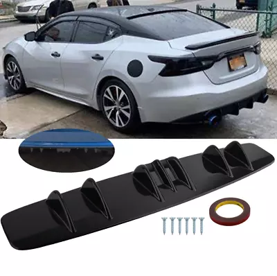 33  Rear Bumper Lip Diffuser Spoiler 7 Fin Shark For Nissan Maxima Touring • $45.39