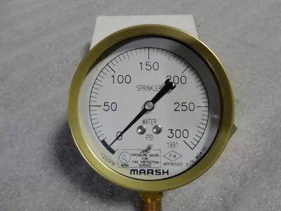 Marsh Instrument Co W0410 Gauge Sprinkler  3.5 1/4BM 300 DP New 300psi • $34.65