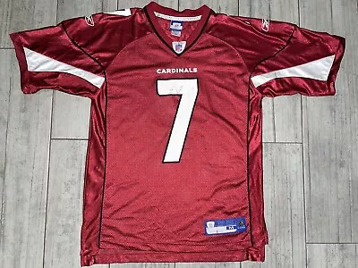 Arizona Cardinals Matt Leinart #7 Reebok Men’s Jersey Sz Medium Preowned Red • $35.99