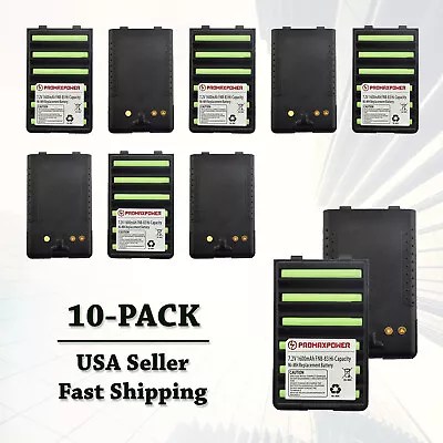 10x Replacement Battery For Vertex Two Way Radio FNB-83 1600mAh Ni-Mh VX-170 424 • $158