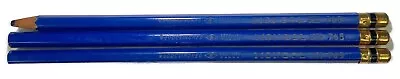 3 Mongol Pencils Woodclinched Eberhard Faber USA Hard Blue 765 • $23.69