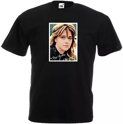 Suzi Quatro Glam Rock Music Legend T-Shirt - Sizes Small To 5XL • £12.96