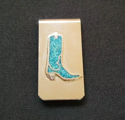 Vintage Southwestern Turquoise Money Clip • $15