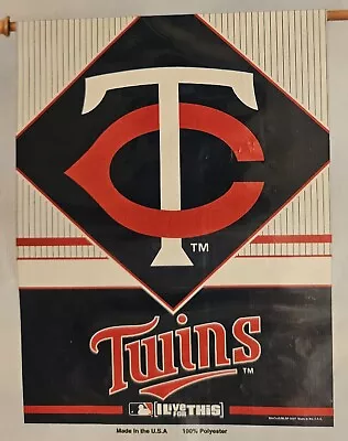 Minnesota Twins MLB Baseball 27  X 37  Banner Flag NEW Home Plate Design • $16.95