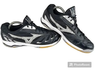 MIZUNO Wave Rally 5 Women's Size 11 Black Silver Volleyball Shoes Sneakers  • $23.90
