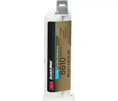 3M Scotch Weld Flexible Acrylic Adhesive X2 DP8610NS Black 45ml • £19.95