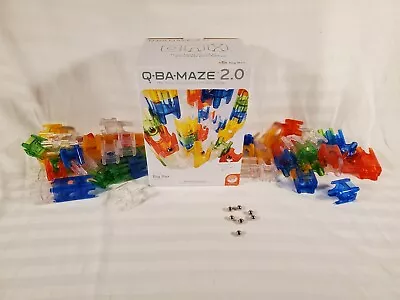 Mindware Q-BA-MAZE 2.0 The Next Generation Marble Maze Set  ~ 68 Pieces • $34.95