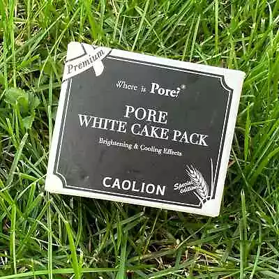 Caolian Pore White Cake Pack Mask NEW Soothe Glow Exfoliate • $15