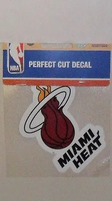 Miami Heat 4 X 4 Die-cut Decal Officially Licensed Product • $4.99