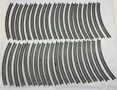 N Scale Mini Trains 9  Radius Curve Track Nickel Silver 2122 7103 40pcs • $15