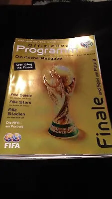 £5 • Buy 2006 World Cup Germany France V Italy Final Programme Berlin German Edition 
