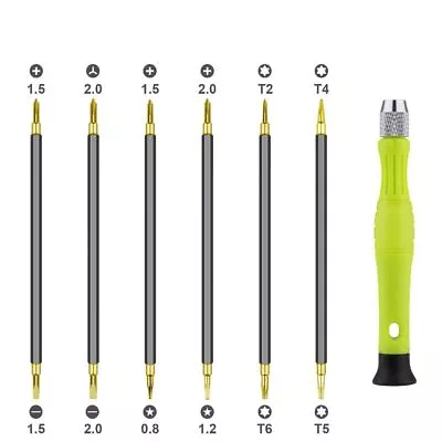 Stainless Steel Screwdriver Set 12 In 1 Computer Screwdriver  Home Improvement • £5.34