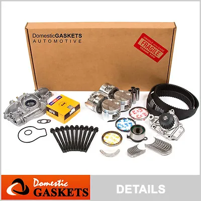 Fit 88-91 Honda Civic CRX 1.5 SOHC Overhaul Engine Rebuild Kit D15B2 D15B7 • $299