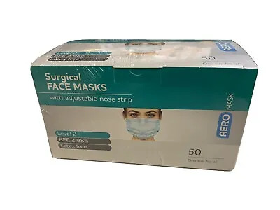 50 PCS Disposable Face Mask 3 Ply Masks Protective 98% 3 Layer Latex Free • $29.90