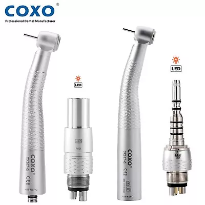 COXO Dental Fiber Optic High Speed Handpiece For KAVO NSK LED Coupling 6-Hole • $95.99