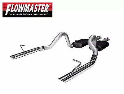 1987-1993 Mustang LX 5.0L Flowmaster 17213 Cat Back 2.5  Exhaust Muffler System • $630.95