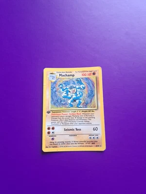 £2.50 • Buy Pokémon TCG Machamp Base Set 8/102 Holo 1st Edition Holo Rare