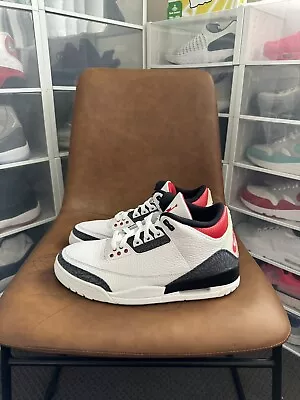 Jordan 3 Retro SE Fire Red Denim (2020) • $400