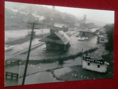 Old Mt. Mount Pleasant PA. PRR Pennsylvania Railroad Station Postcard Repo • $4.90