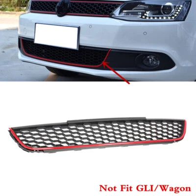 Fit For VW Jetta MK6 2011-2014 Front Bumper Lower Center Grille Red Style Grill  • $49.24