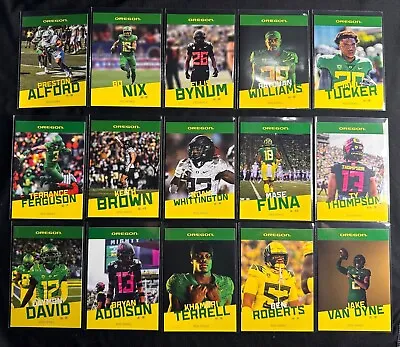 Oregon Ducks 2022 OnIt Athlete Football Trading Cards NIL Deal Complete Your Set • $1.75