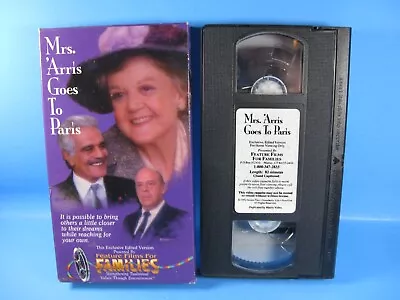 Mrs. Arris Goes To Paris VHS 1994 Angela Lansbury Omar Sharif Classic • $12.74