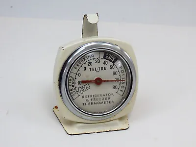 Vintage Tel-Tru Refrigerator & Freezer Thermometer Germanow-Simon Co • $39