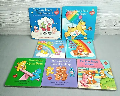 Lot Of 7 Vintage Care Bear Books Cuddle Books Help Santa Birthday Poems/ABC Flip • $25.55