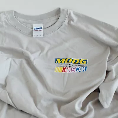 MOOG Nascar Tee Shirt Gray Mens XL Racing Double Sided Car Graphics • $12.87