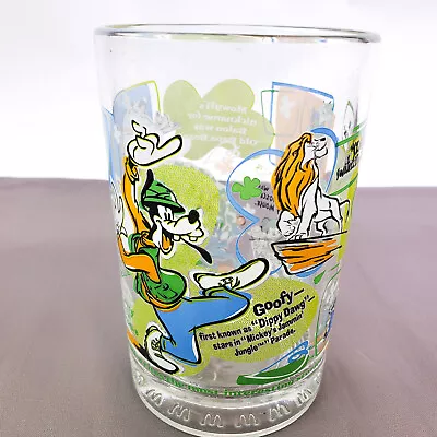 McDonalds Walt Disney 100 Years Of Magic Glass Cup Animal Kingdom Goofy • $8.99